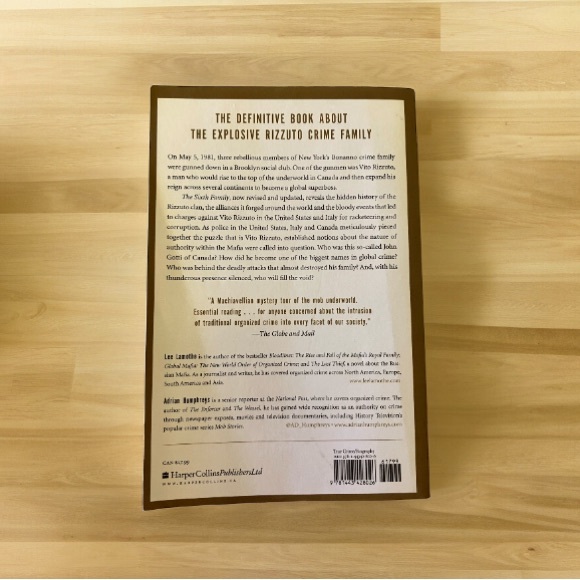 2/$20 The Sixth Family Book The Collapse of the New York Mafia Rise of Rizzuto - Picture 2 of 6